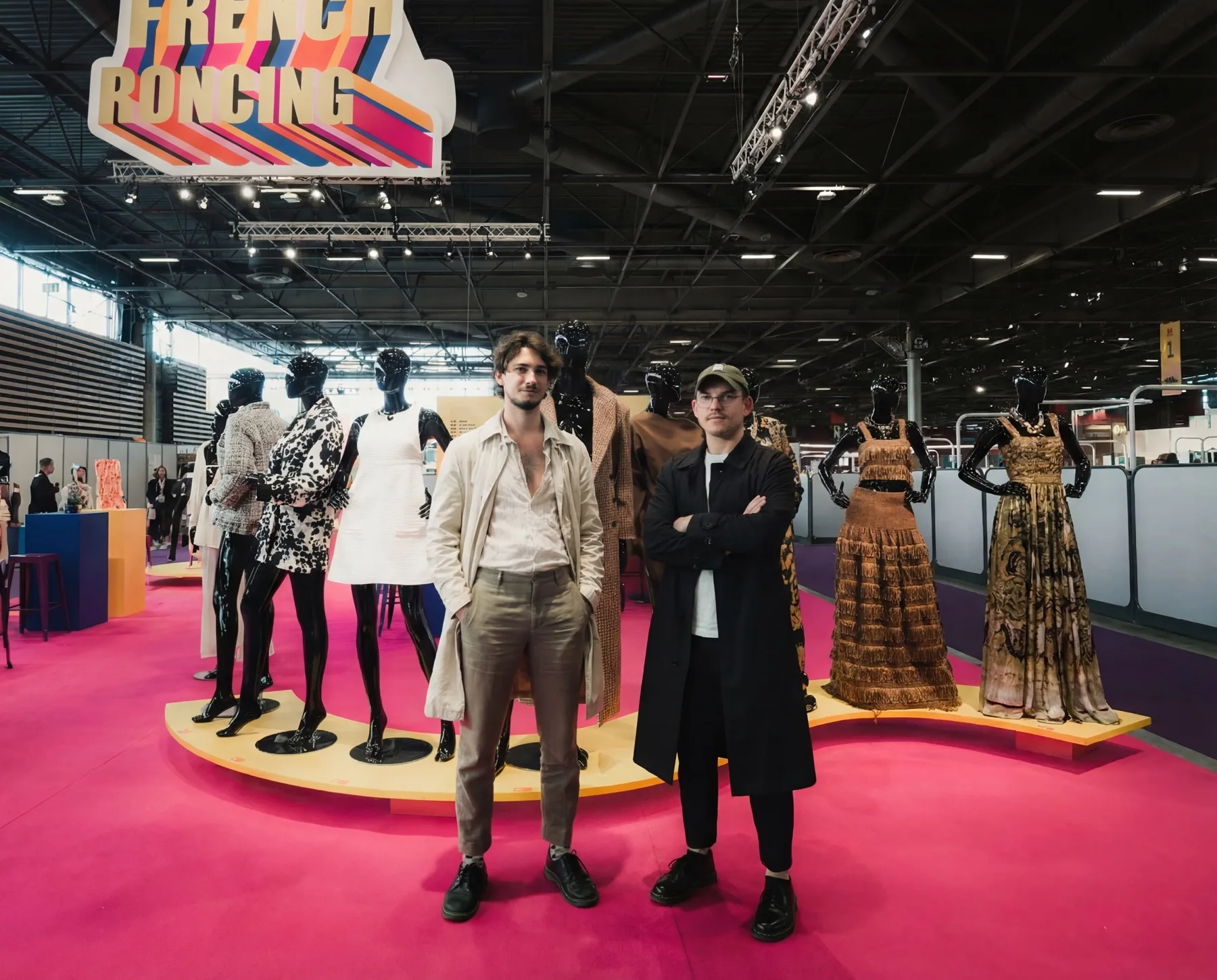 Vestie team at a fashion technology conference